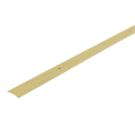 M-D Building Products Aluminum, Satin Brass, 144 in L, 1.25 in W 06999
