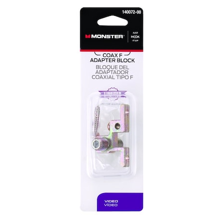 Monster Cable Just Hook It Up F-Connector F Grounding Block 140072-00