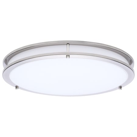 Nuvo Glamour LED 17 Inch Flush Mount Brushed Nickel Finish 27K/3K/35K/4K/5K CCT Selectable 62/1877