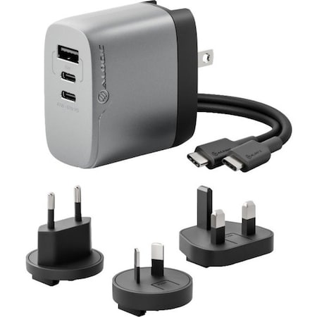 Alogic 3X67 RAPID POWER 67W MULTI COUNTRY GAN CHARGER - SPACE GREY WCM3X67-SGR