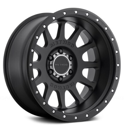 Water World 20 x 12 in. NV Matte Black Wheel - Matte Black - 20 x 12 in. WA3639191