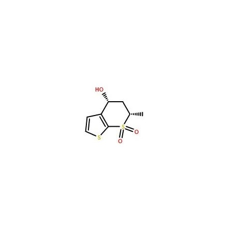 Ak Scientific (4R, 6S)-5, 6-Dihydro-4-hydroxy-6-methylthieno[2, 3-b]thiopyran-7, 7-dioxide (1g), CAS 147128-77-6 X6140-1g