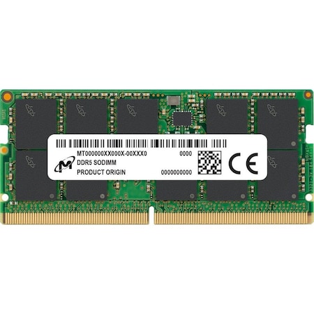 Micron CRUCIAL DDR5 ECC SODIMM 32GB 2RX8 4800 CL40 (16GBIT) MTC20C2085S1TC48BA1R