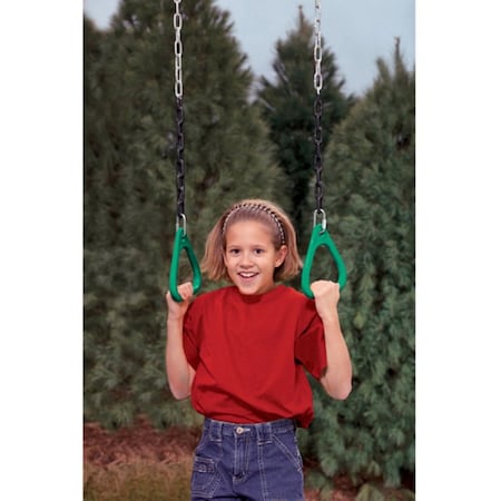 Playstar PS 7536 Gym Ring, Polyethylene, Green PS 7536