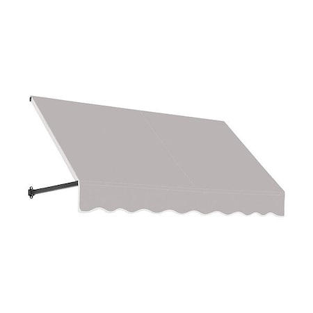 Awntech Awning, Aluminum Frame, Gray, 44" H CR34-6G