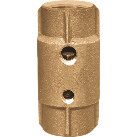 Simmons 1-1/4'' Silicon Bronze Spring Loaded Check Valve 543SBCHECK