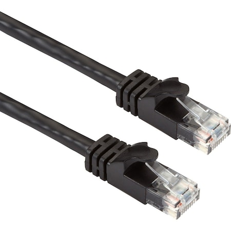 Black Box 7Ft Bk Cat6A 500-Mhz Stranded Ethernet Cable Utp Pvc Snagless CAT6APC-007-BK