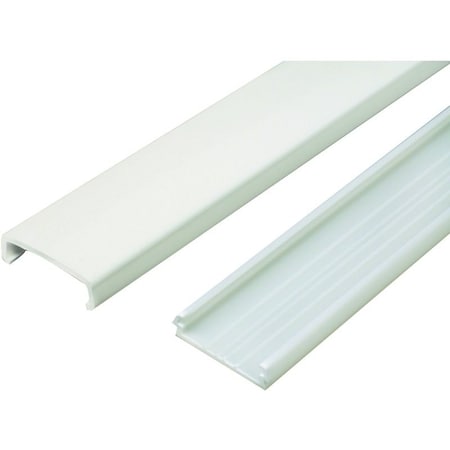 Legrand Wiremold NMW Raceway Wire Channel, 60 in L, 1516 in W, 1 Channel, Plastic, Ivory NM1