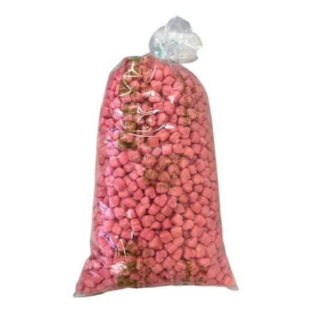 Bubblefast FunPak Red Hearts Packing Peanuts Plant Based Biodegradable Compostable 1.5 cu ft Bag FP 1.5-Red Hearts
