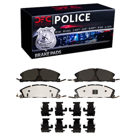 Dfc Police Pads, Disc Brake Pad Set,  1911-1611-12