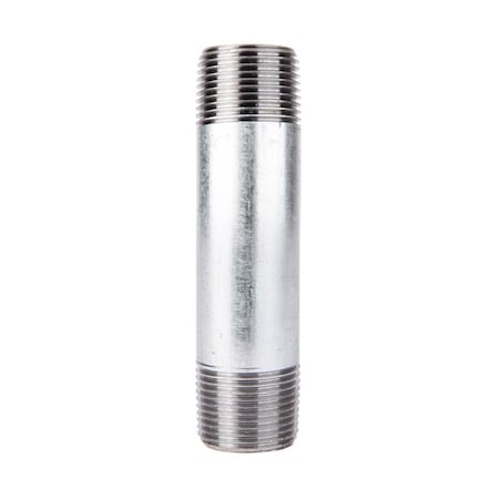 Stz Industries 1/4 in. MIP each X 1/4 in. D MIP Galvanized Steel 4 in. L Nipple 309UP14X4