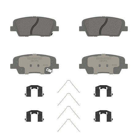 Wagner Brake OEX Rear Disc Brake Pad Set Premium Ceramic,  OEX1916