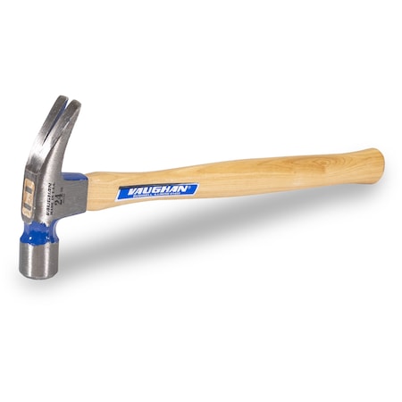 Vaughan 24 Oz. Milled Face, Rip Framing Hammer, 17'' Hickory Handle, Demolition Hammer, Model 505M VN12320