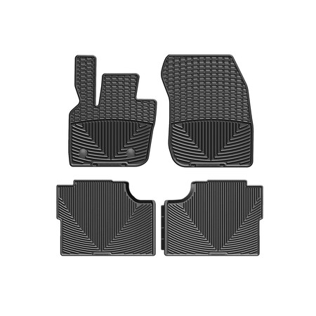 Weathertech Black, Front and Rear All Weather Floor Mats W404-W313