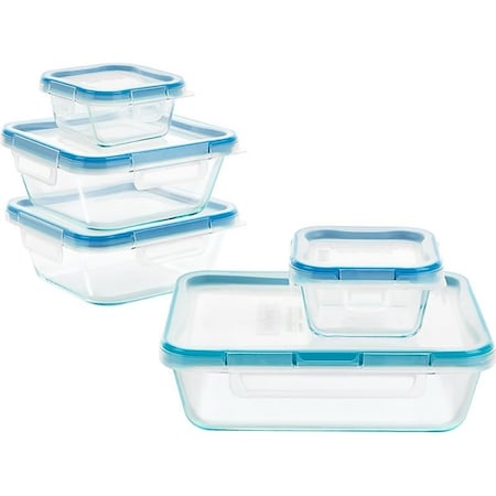 Corelle 10-Piece Food Container Set, Glass 1109331