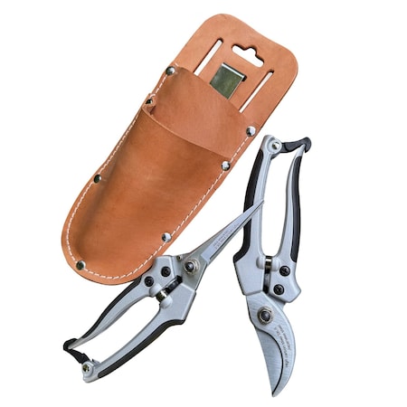 Garrett Wade Pruning Shears for Gardening 2PK Bypass Pruners & Straight Scissors Handheld Plant Clippers & Snips GW53A04-04