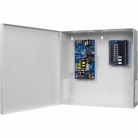 Securitron Power Supply, Steel, 14" L, 14" W, 4.75" H AQD6-16C2