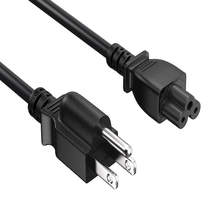 Sanoxy 15ft 3-Prong Notebook AC Power Cord IEC320 C5 to NEMA 5-15P SNX-CBL-LDR-PW111-1215