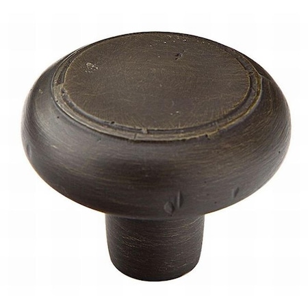Patioplus Bronze Barn 1.25 in. Cabinet Knob, Medium Bronze PA2030509
