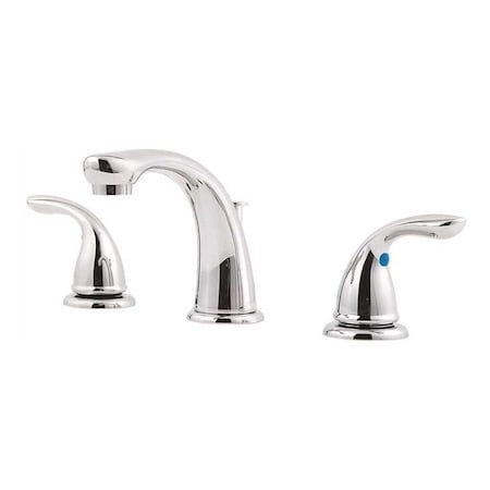 Pfister Pfirst Series 8 in. - 15 in.Widespread 2-Handle Bathroom Faucet in Polished Chrome LG149-6100