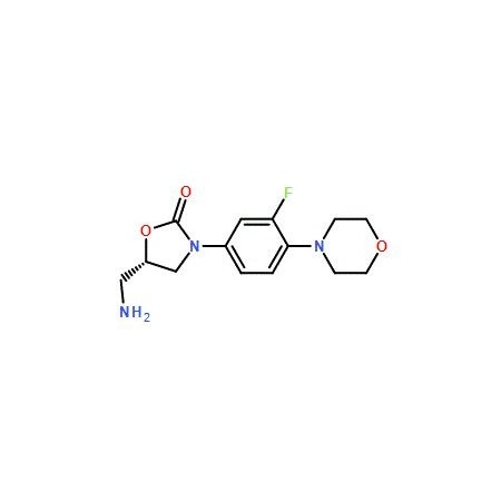 Ak Scientific (S)-5-(Aminomethyl)-3-(3-fluoro-4-morpholinophenyl)oxazolidin-2-one (1g), CAS 168828-90-8 Z3498-1g