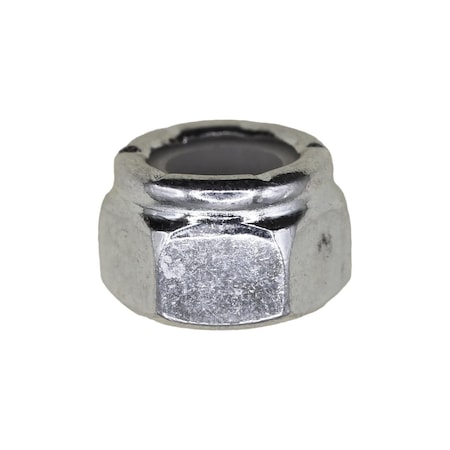 Auveco 5/16in-24 Nylon Insert Hex Stop Nut Zinc, 50PK 9542