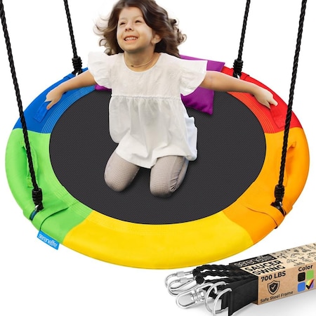 Serenelife 40 in Saucer Swing SLSWNG901RB