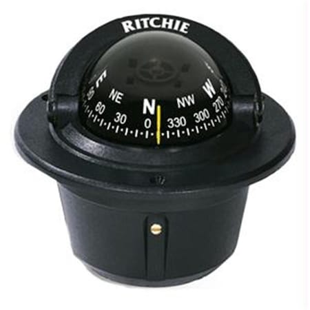 Ritchie Compass Flush Mount Explorer - Black RI81642