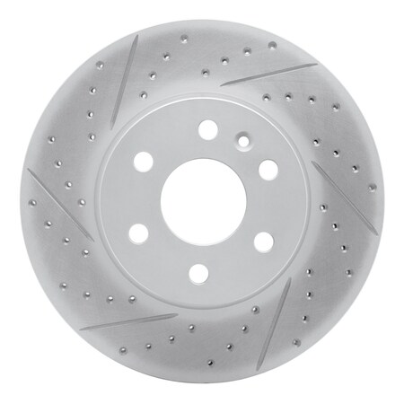 Dynamic Friction Co DFC Geoperformance Rotor - Drilled and Slotted 830-48062L