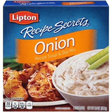 Lipton Cup-A-Soup Lipton Savoury Recipe Secrets Onion Soup Mix, 2 Ounce, 24PK 362