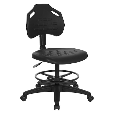 Office Star Products Drafting Chair, Black, Steel KH81375MX