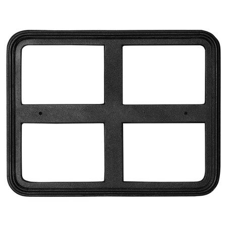 Qualarc 18 x 12 in. Rectangle Frame - Black RECT-18X12