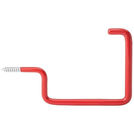 National Hardware 2155BC Storage Screw Hook, 15 lb, Steel, Red N271-013