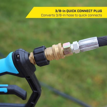 Surfacemaxx 3/8-in Quick Connect Plug 4500 psi SGY-PWA6