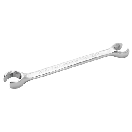 Performance Tool 5/8 in. x 11/16 in. Flare Nut Wrench W30404