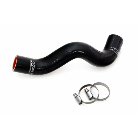 Hps Performance High Temp Reinforced Upper Silicone Radiator Hose, Black, 57-2177-BLK