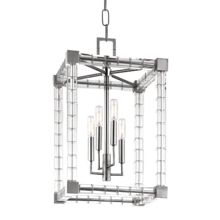 Hudson Valley Lighting Alpine 4 Light Lantern 13.5 In. Polished Nickel 7113-PN