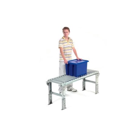 Omni Metalcraft Omni Metalcraft 1-3/8" Dia. Steel Roller Conveyor Straight Section RSHS1.4-18-1.5-5-LL