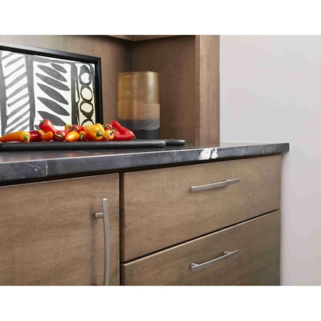 Amerock Cyprus 5-1/16 inch (128mm) Center-to-Center Satin Nickel Cabinet Pull, 10PK 10VMP9362G10