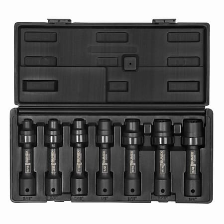 Sunex 7 Pc 1/2" Dr SAE 12pt Driveline Sckt Set 2696