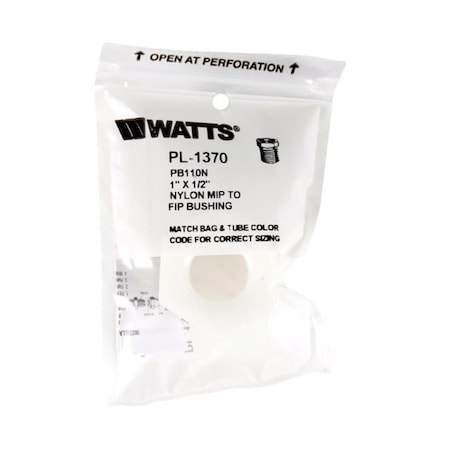 Anderson CBRB1012BG1 MPT to FPT Nylon Hex Bushing White 48741