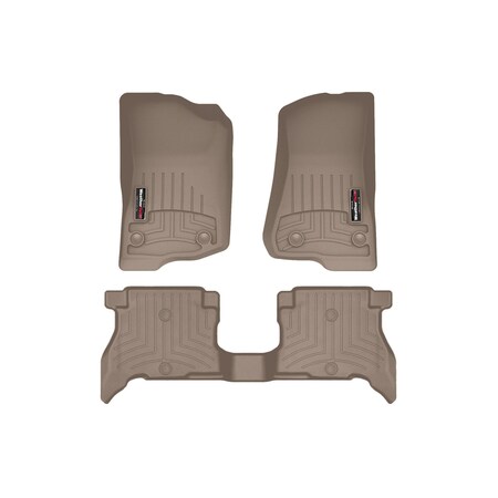 Weathertech Tan, Front and Rear Floorliners 451313-1-5