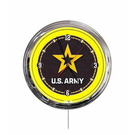 Holland Bar Stool United States Army 16 LED Wall Clock ClkL16
