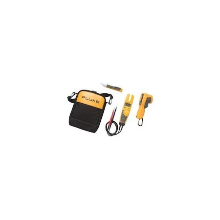 Fluke Voltage Tester Kit, HH IR Therm Volt Det T5-600/62MAX+/1AC