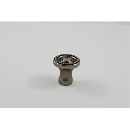 Residential Essentials Beaded Mushroom Cabinet Knob- Aged Pewter 10308AP