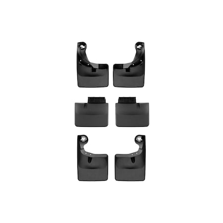 Weathertech Black, No Drill MudFlaps 110134-110151-120134
