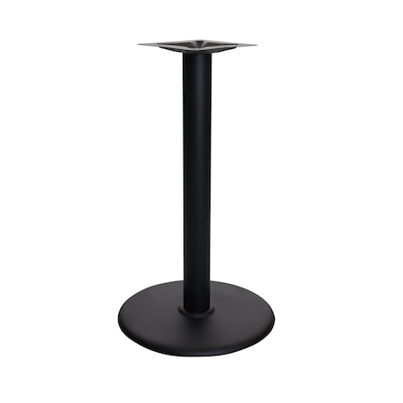 Bfm Seating Stamped Steel - 22in Round Base - Counter Height - 4in Column - 11 7/8in Bolt-On Top Plate STB-224RCBP