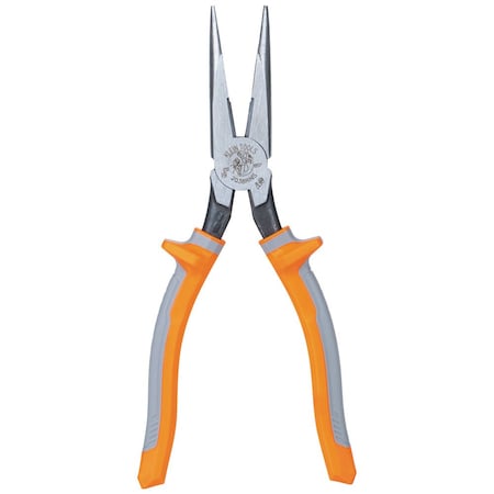 Klein Tools Pliers, Long Nose Side-Cutters, 8-Inch 2038RINS