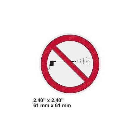 Skyjack REPLACEMENT DECAL, DO NOT PRESSURE WASH 139457