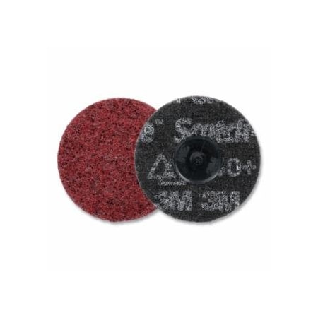Scotch-Brite Roloc, Precision Surface Conditioning Disc, Heavy Duty, 3 in dia, TR, Medium, 150 Grit, 20000, 100PK 405-068060-67186